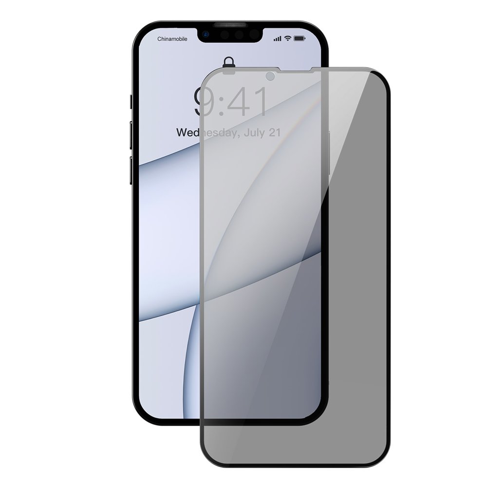 Baseus Protecție Ecran din Sticlă Privacy (2 Pack) pentru iPhone 13 Pro Max