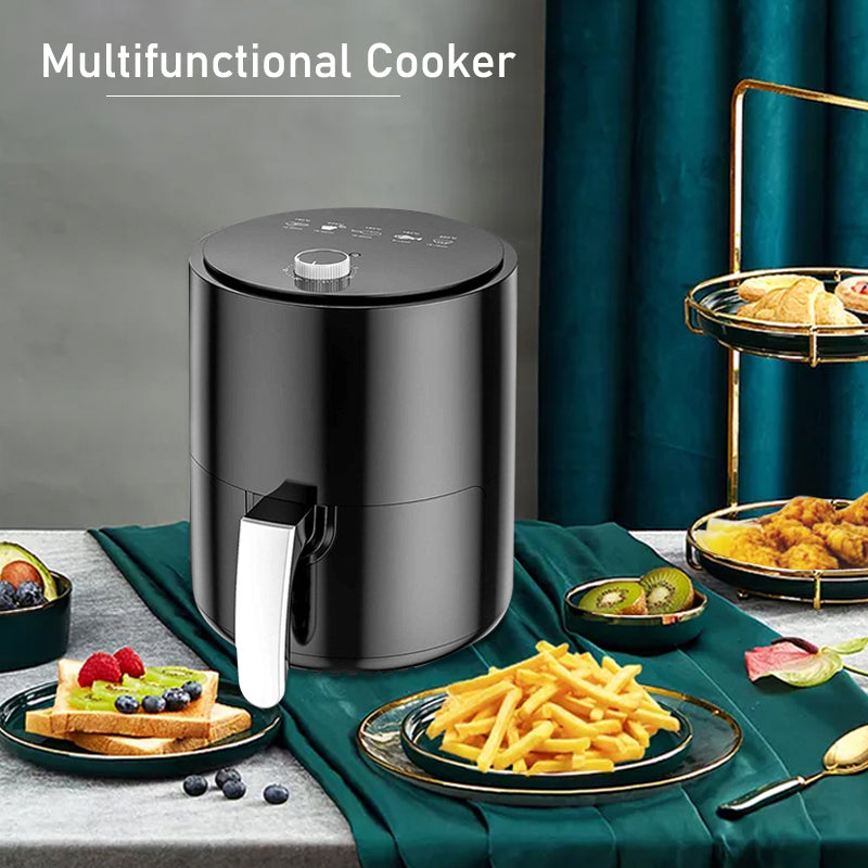 Friteuza cu aer cald SonyMax, 5L + CADOU - Set de 50 de hârtii de copt pentru AirFryer