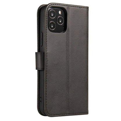 Husă Flip din Piele Ecologică cu Magnet pentru Oppo A53/A53s - Neagră
