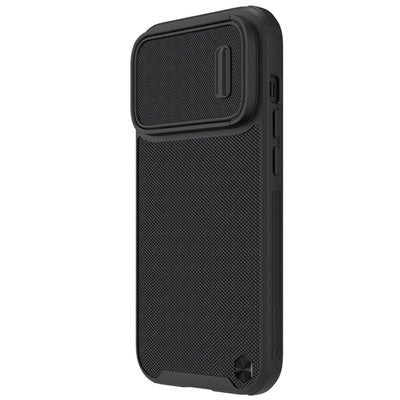 Husă Nillkin Textured S pentru iPhone 14 Pro Max, cu capac pentru cameră - negru