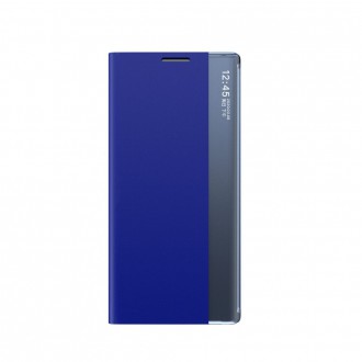 Husă Tip Carte New Sleep cu Funcție Kickstand pentru Samsung Galaxy S20 FE 5G, Albastru