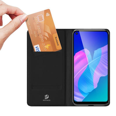 Husa DUX DUCIS Skin Pro Bookcase pentru Huawei P40 Lite E - Negru