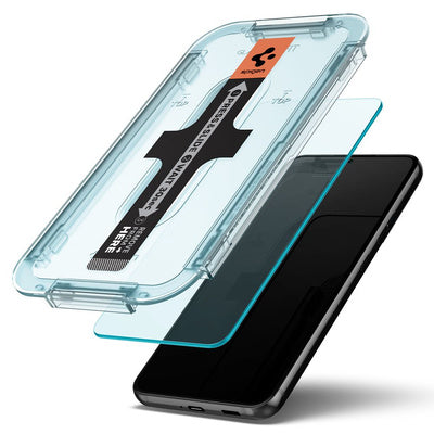 Set 2 Folii Tempered Glass Spigen Glas.TR "EZ Fit" 2-PACK pentru Galaxy S22