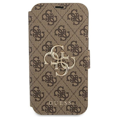 Husa Guess 4G Big Metal Logo pentru iPhone 13 Pro / 13 6.1" - Brown