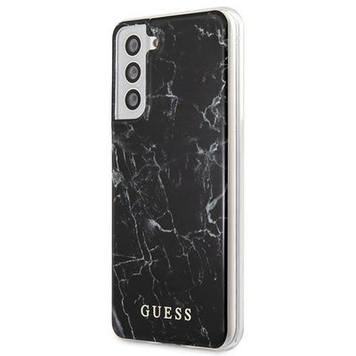 Husa Guess Hardcase Marble pentru Samsung Galaxy S21+ - Negru