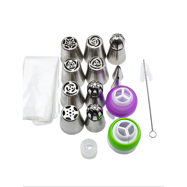 Set ornare Tort, Prajituri, 16 piese