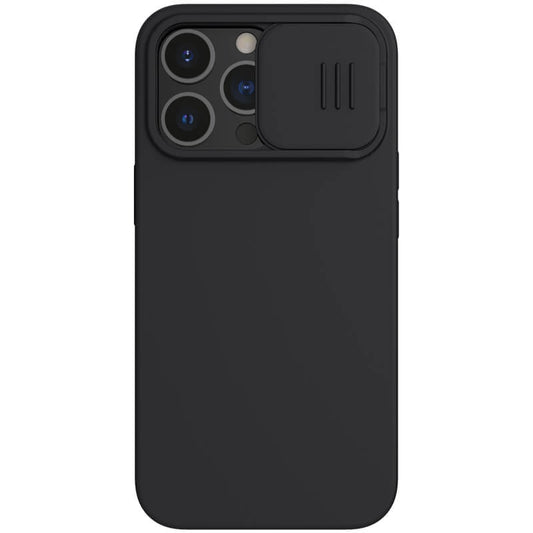 Husă Nillkin CamShield Silky Silicone pentru iPhone 13 Pro - Negru