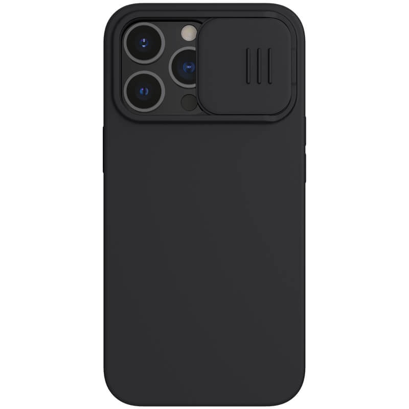 Husă Nillkin CamShield Silky Silicone pentru iPhone 13 Pro - Negru