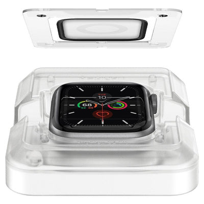 Folie Protecție Spigen ProFlex “EZ FIT” Hybrid Glass pentru Apple Watch 4/5/6/SE (44MM)