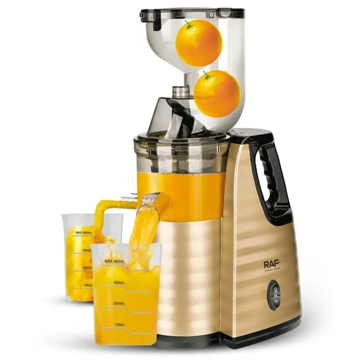 Storcator Profesional RAF 2838 150W, cu Presare la Rece, Extractie Lenta si Motor Silentios