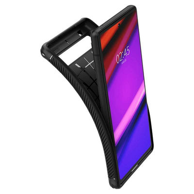 Husa Spigen Rugged Armor pentru Google Pixel 6A - Negru
