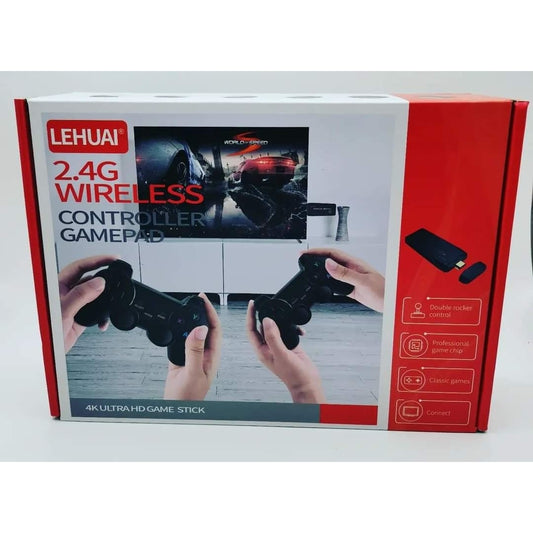 Consola Retro LEHUAI – Tip Stick, 10.000 Jocuri Video, 4K, 64GB