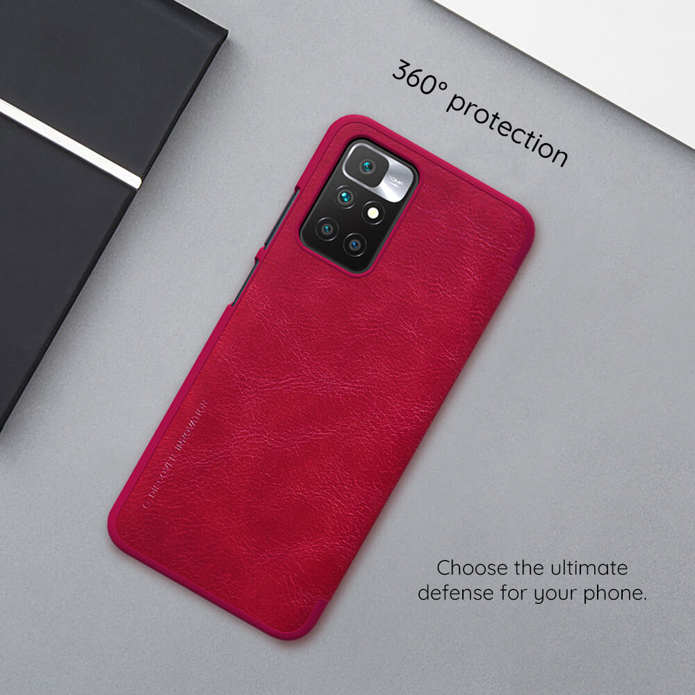 Husa Nillkin QIN Leather PRO pentru Samsung Galaxy S23 Plus, Roșu