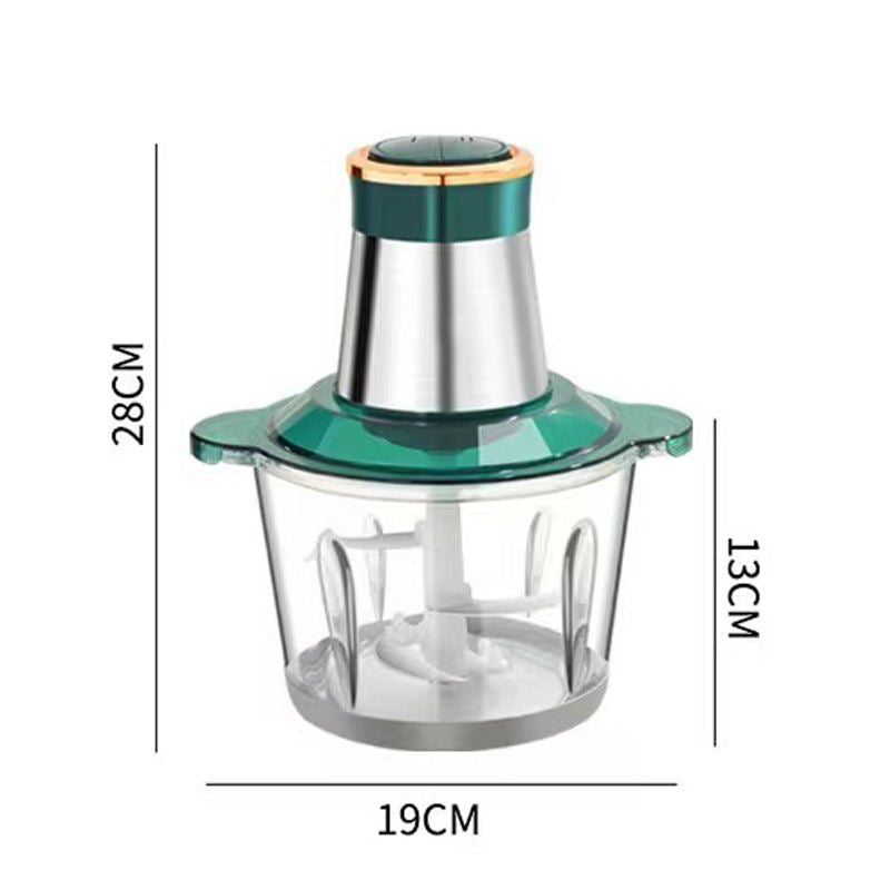 Tocător Electric Multifuncțional din Oțel Inoxidabil – Capacități 2L, 3L, Ideal pentru Carne și Alimente Diverse+ CADOU curator de universal de legume