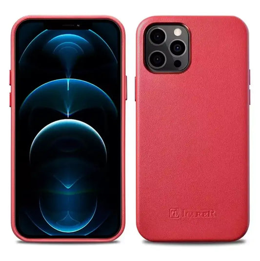 Husă iCarer din piele naturală pentru iPhone 12 Pro