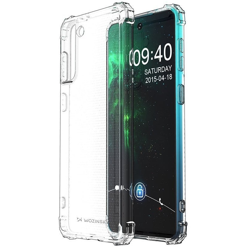 Husă Wozinsky Anti-Shock cu protecție de nivel militar pentru Samsung Galaxy S21 FE - Transparent