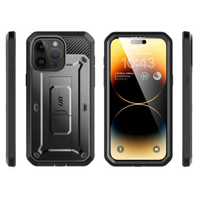 Husa Supcase Unicorn Beetle Pro pentru iPhone 15 Pro, Black
