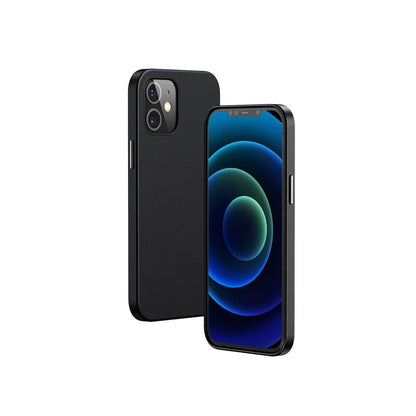 Husa din Piele Eco Baseus Magnetic pentru iPhone 12 Mini 5.4" - Negru