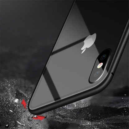 Husă magnetică pentru Huawei P20 Lite - negru/transparent