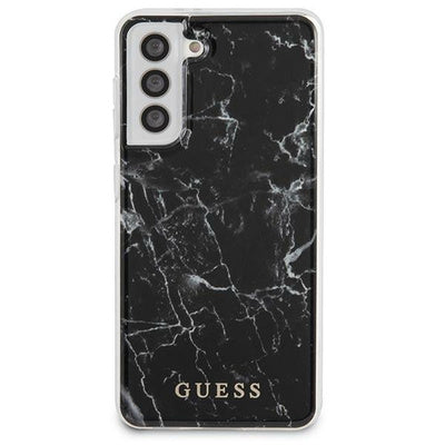Husa Guess Hardcase Marble pentru Samsung Galaxy S21+ - Negru