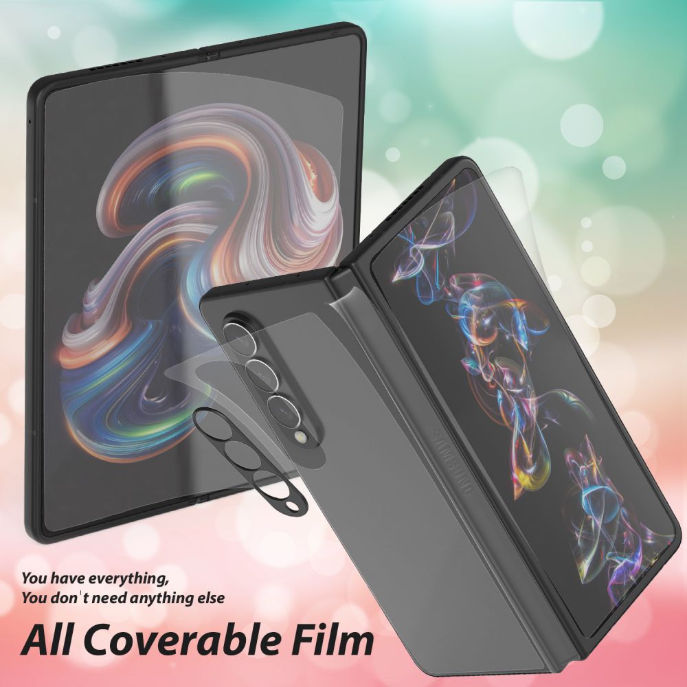 Set Folie Ecran și Protecție Cameră TPU Whitestone Premium Film pentru Samsung Galaxy Z Fold 4 5G