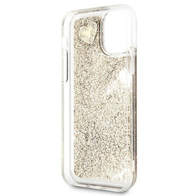 Husă Guess Glitter Charms pentru iPhone 11 Pro, Auriu