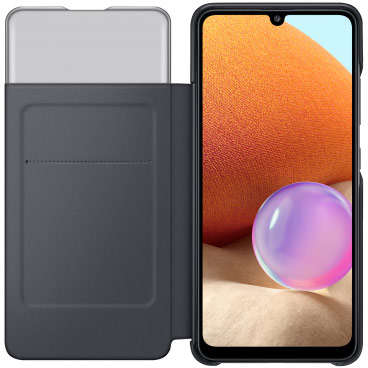 Husa de Protecție Samsung Smart S View Cover pentru Galaxy A72 - Neagră