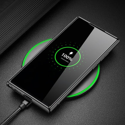 Dux Ducis Fino Case - Nylon pentru Samsung Galaxy S22 Ultra - Negru