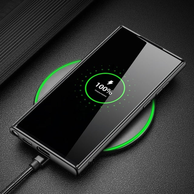 Dux Ducis Fino Case - Nylon pentru Samsung Galaxy S22 Ultra - Negru