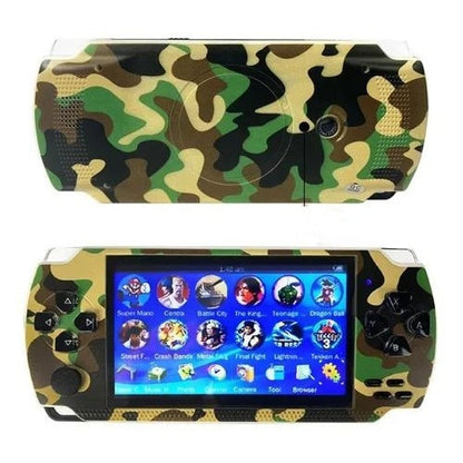 Consolă de jocuri portabilă – 300 de jocuri incluse, memorie 2 GB, ecran 4,3 inci, Army