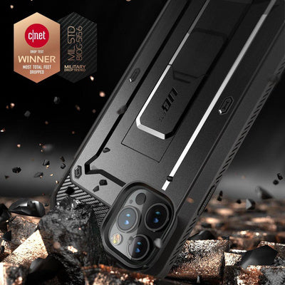 Supcase Unicorn Beetle Pro Case pentru iPhone 12/12 Pro - Negru