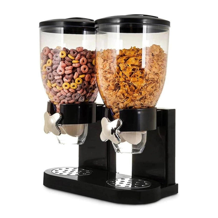 Dispenser Dublu pentru Cereale – 4 Litri (2L per Dozator)