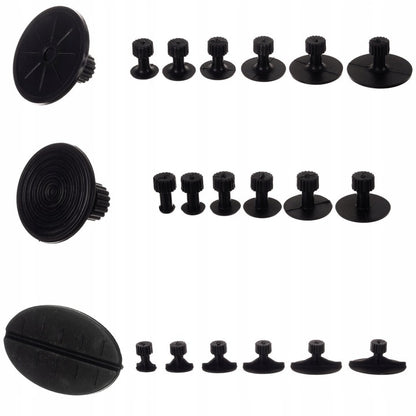 Kit pentru reparatii caroserie auto, deformari auto, cu ventuze, 22 piese, 20x13x8 cm