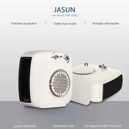 Mini Aerotermă Electrică Jasun Q7 Portabilă 2000W – Compactă și Eficientă