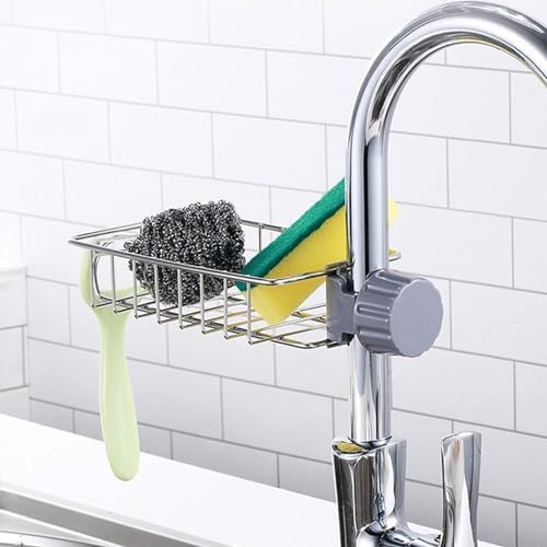 Organizator pentru Bucătărie PUJI – Raft Detasabil din Oțel Inoxidabil, Design Groșat