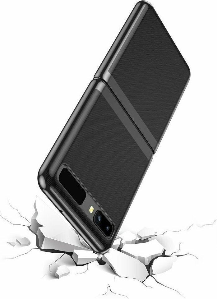 Husă iCarer Plating Case Hard pentru Samsung Galaxy Z Flip - negru