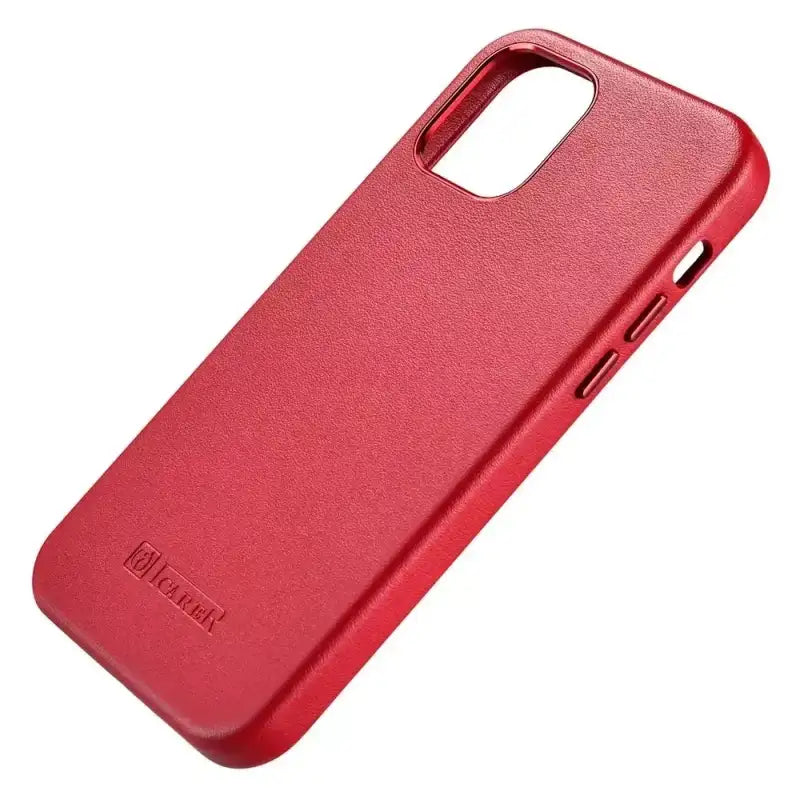 Husă iCarer din piele naturală pentru iPhone 12 Pro