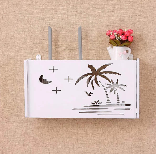 Raft de perete pentru router 35x25x9cm
