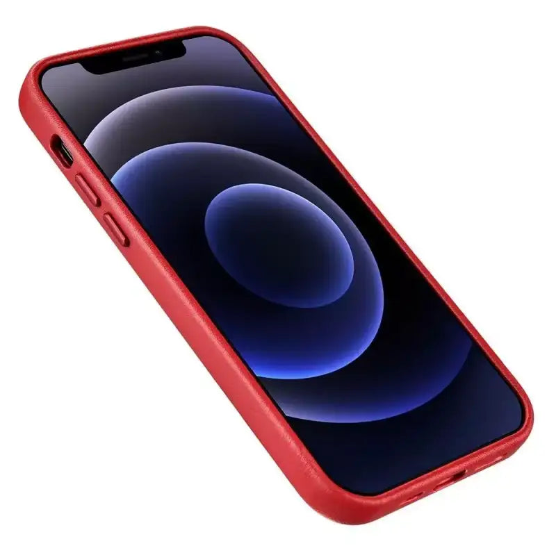 Husă iCarer din piele naturală pentru iPhone 12 Pro