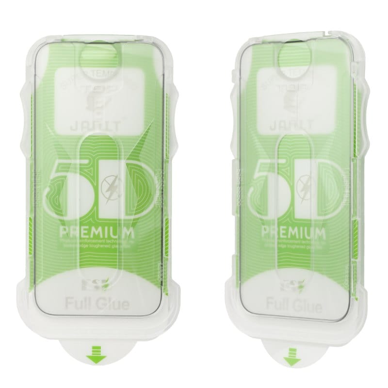 Folie de Protecție iPhone din Sticlă Temperată 5D cu Aplicator Dust Free