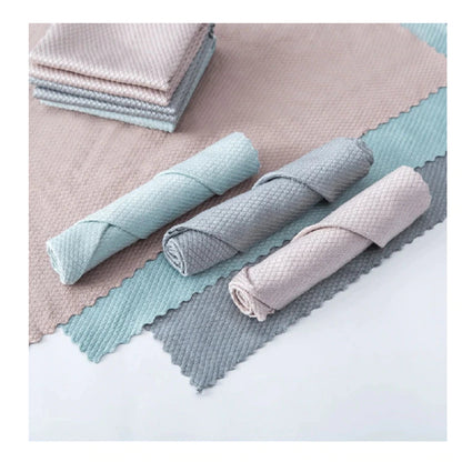 Set 10 Lavete Microfibra 30 x 30 cm