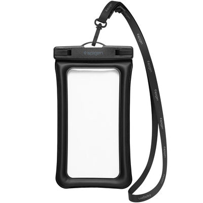 Set Spigen Aqua Shield A621: Borsetă Impermeabilă + Husă Plutitoare pentru Telefon - Negru