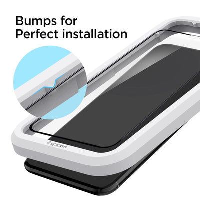 Folie Protecție Tempered Spigen ALM Glass FC pentru iPhone 11 - Negru