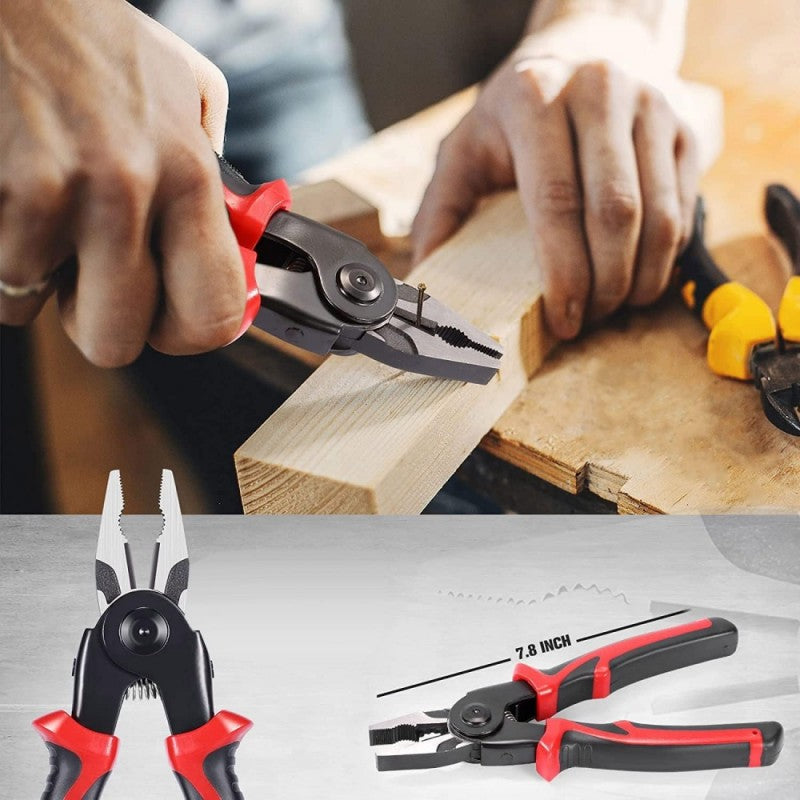 Set Multifuncțional 5 în 1 SJP-8029 – Patent, Dezizolat, Clește, Sertizat, Foarfecă