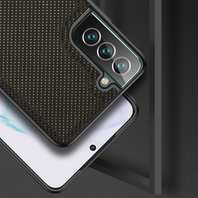 Dux Ducis Fino Case - Nylon pentru Samsung Galaxy S22/S22 Plus - Maro