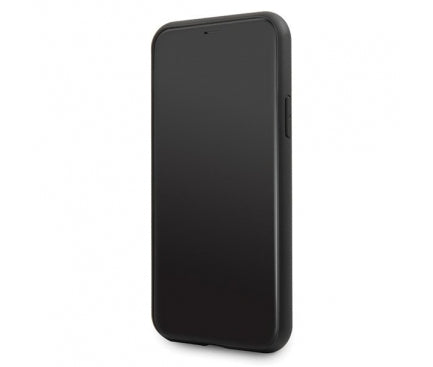 Husa Guess 4G Double Layer Glitter pentru Apple iPhone 11 Pro, Neagră
