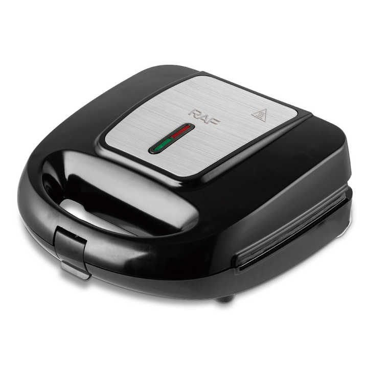 Sandwich Maker Multifuncțional RAF R.594R, 3 în 1, cu Plăci Interschimbabile