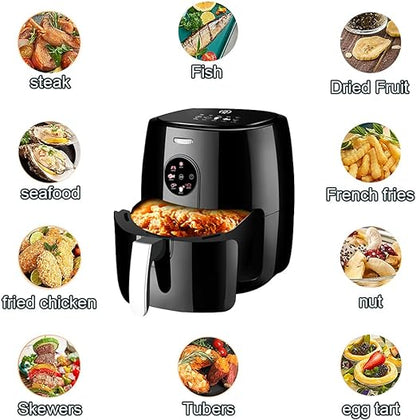 Friteuză cu Aer Cald SonyMax SN80181, 8L + CADOU - Set de 100 hartii de copt pentru AirFryer