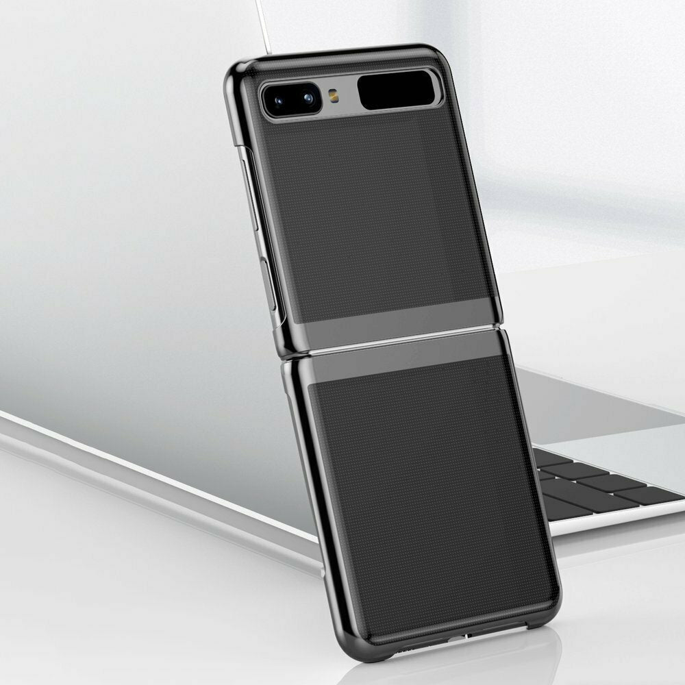 Husă iCarer Plating Case Hard pentru Samsung Galaxy Z Flip - negru