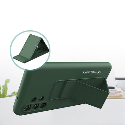Wozinsky Kickstand Case din Silicon cu Suport pentru Xiaomi Redmi Note 11 Pro - Roz